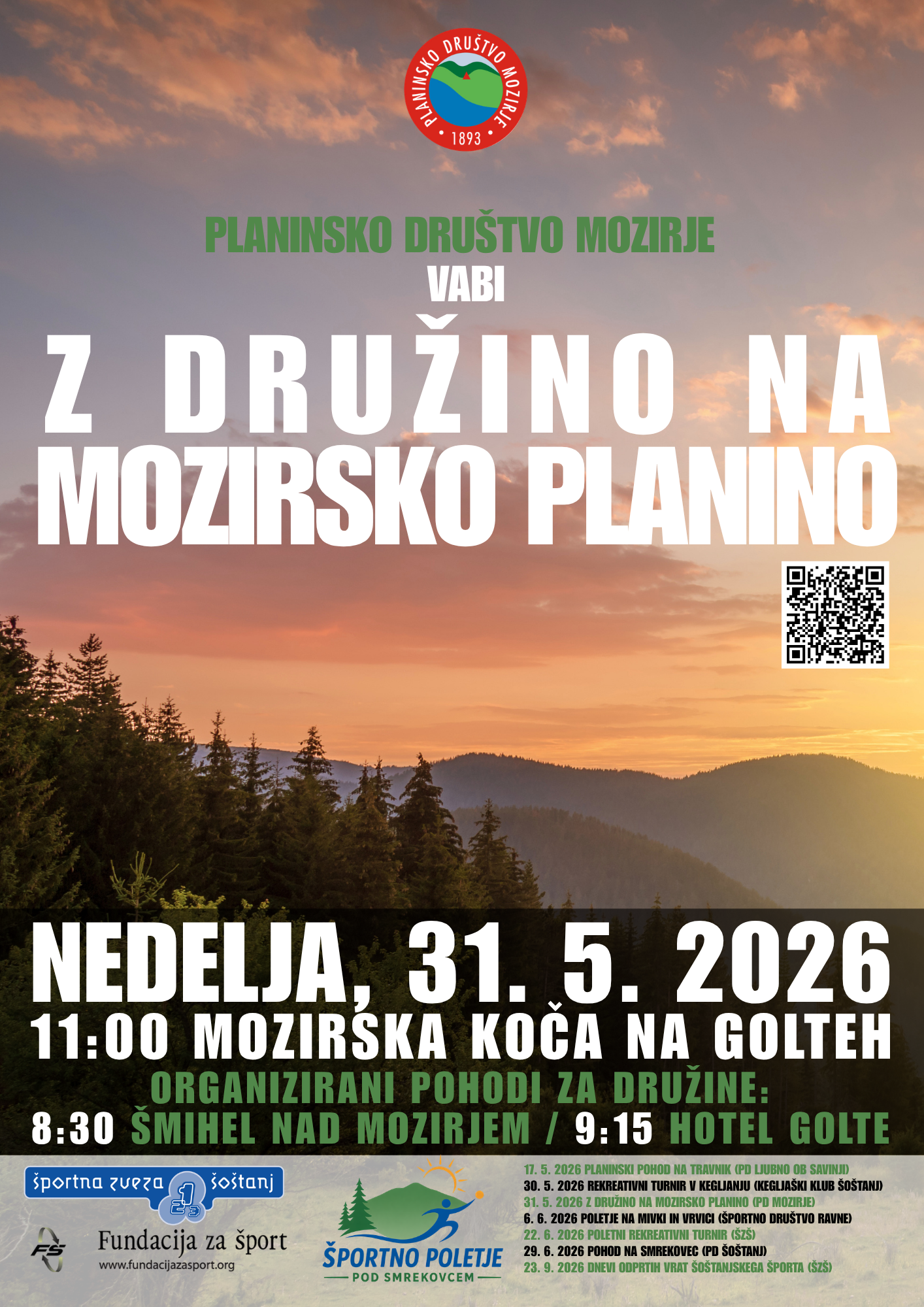 Z družino na Mozirsko planino